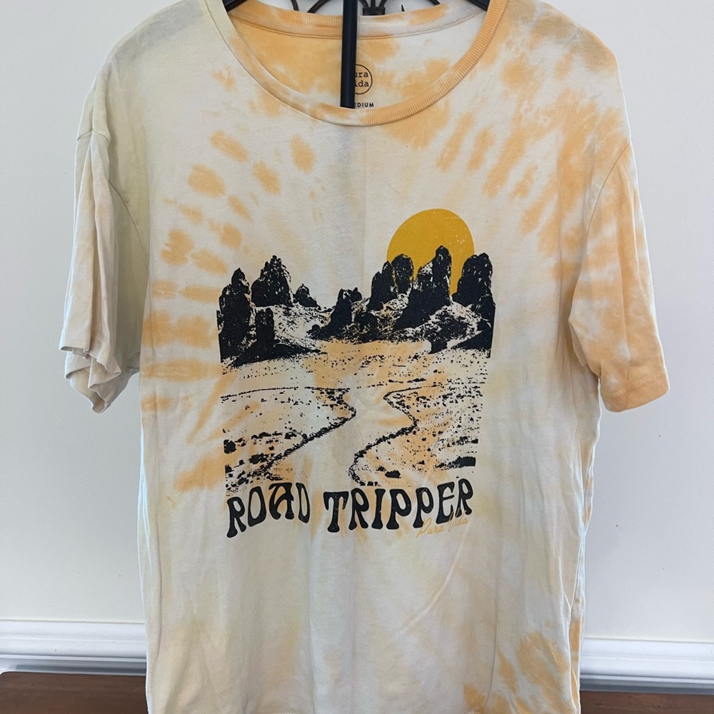 Pura Vida Yellow Tie-Dye Tee